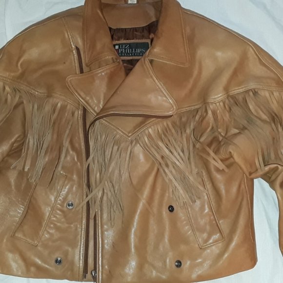 Fancy Ladies Leather Jacket - Picture 2 of 2